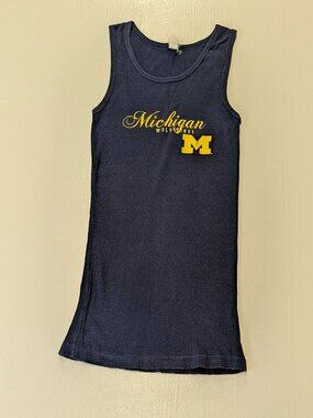 Michigan Tank Top Navy Size XS/Small